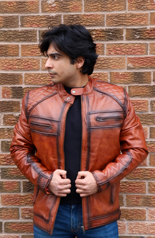 Premium Brown Leather Jacket